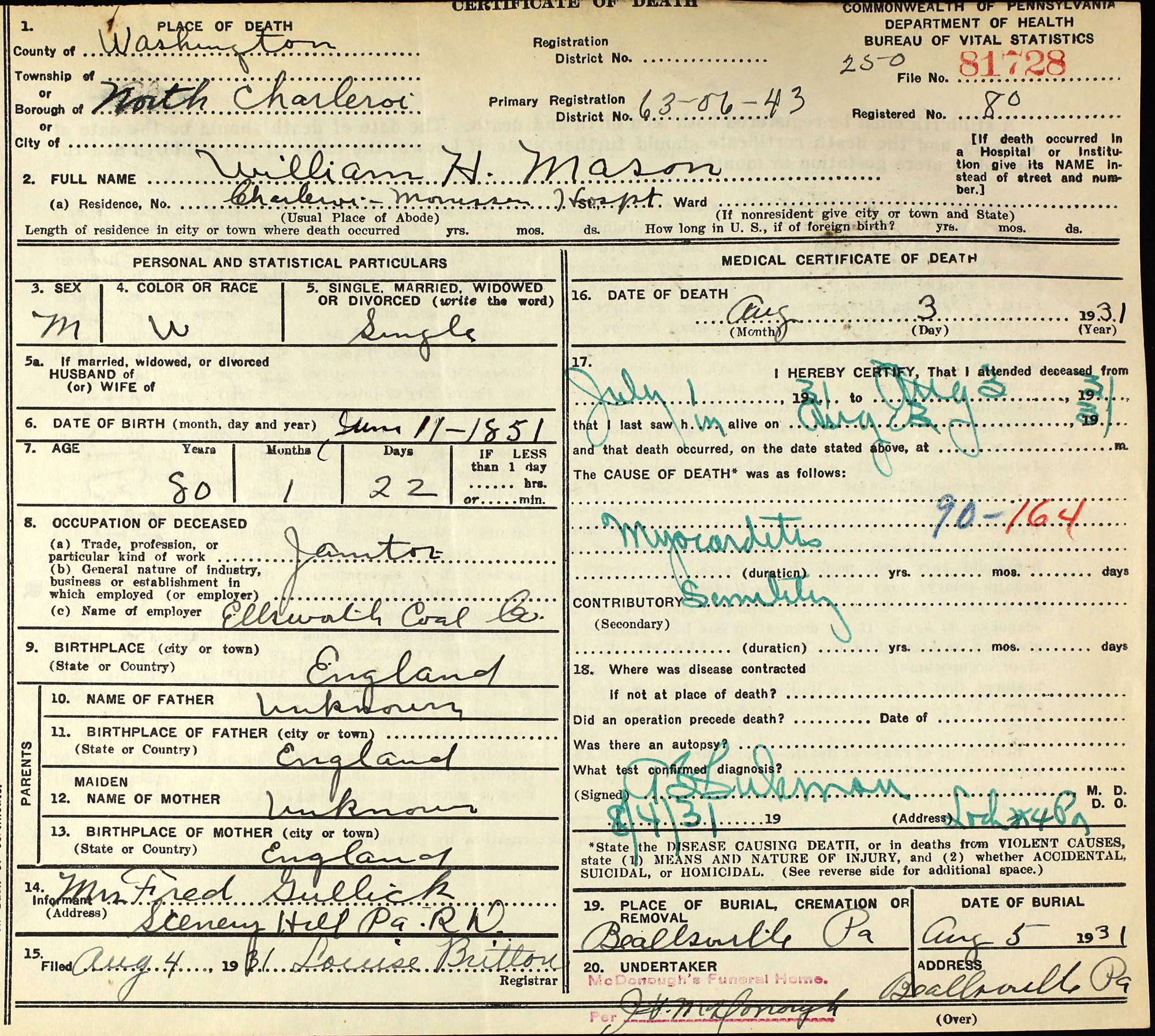 William Henry Mason